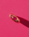 Charlotte Esmeralda Gold Ring