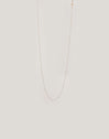 Long Dots Stainless Steel Gold Necklace