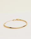 Line Chain Stainless Steel Gold Bracelet 