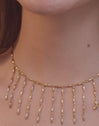 Zafira Stainless Steel Gold Necklace