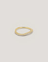 Fine Scarlett White Ring Gold Plated - vista 4