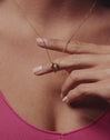 Pebble Family Colors Gold Necklace
