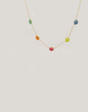 Collar Conchas Enamel Baño Oro