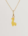 Lama Stone Gold Charm