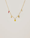 Multicharm Aperitivo Marino Necklace Steel 18kt Gold Plated