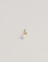 Pearl Spark Gold Single Earring