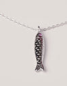 Aqua Fish Stainless Steel Necklace