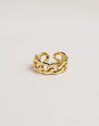 Chunky Link Gold Ring