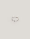 Personalized Ring Letter Spark Steel
