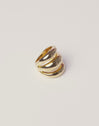 Dune Air Stainless Steel Gold Ring