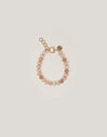 Pulsera Ámbar Stones Acero Baño Oro