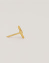 Single Earring Lightning Steel Gold-Plated