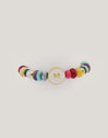 Personalized Bracelet Letter Mother of Pearl Gold-Plated Steel - vista 5