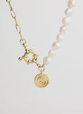 Chic Pearl Stainless Steel Gold Necklace