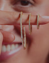 Pendientes Aro Scarlett L Baño Oro