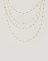 Cleopatra Blanch Steel Necklace, Gold-Plated