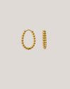 Dana Dots Stainless Steel Gold Earrings