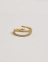 Double Twist Gold Ring