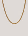 Big Rope Stainless Steel Gold Necklace