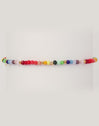 Crystals Rainbow Stainless Steel Gold Bracelet