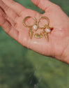 Anillo Ondina Acero Baño Oro