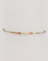 Pulsera Crystals Solar Acero Baño Oro