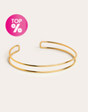 Choker Double Ring Baño Oro