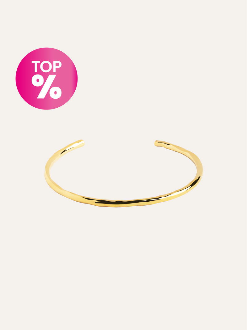 Brazalete Cane Baño Oro