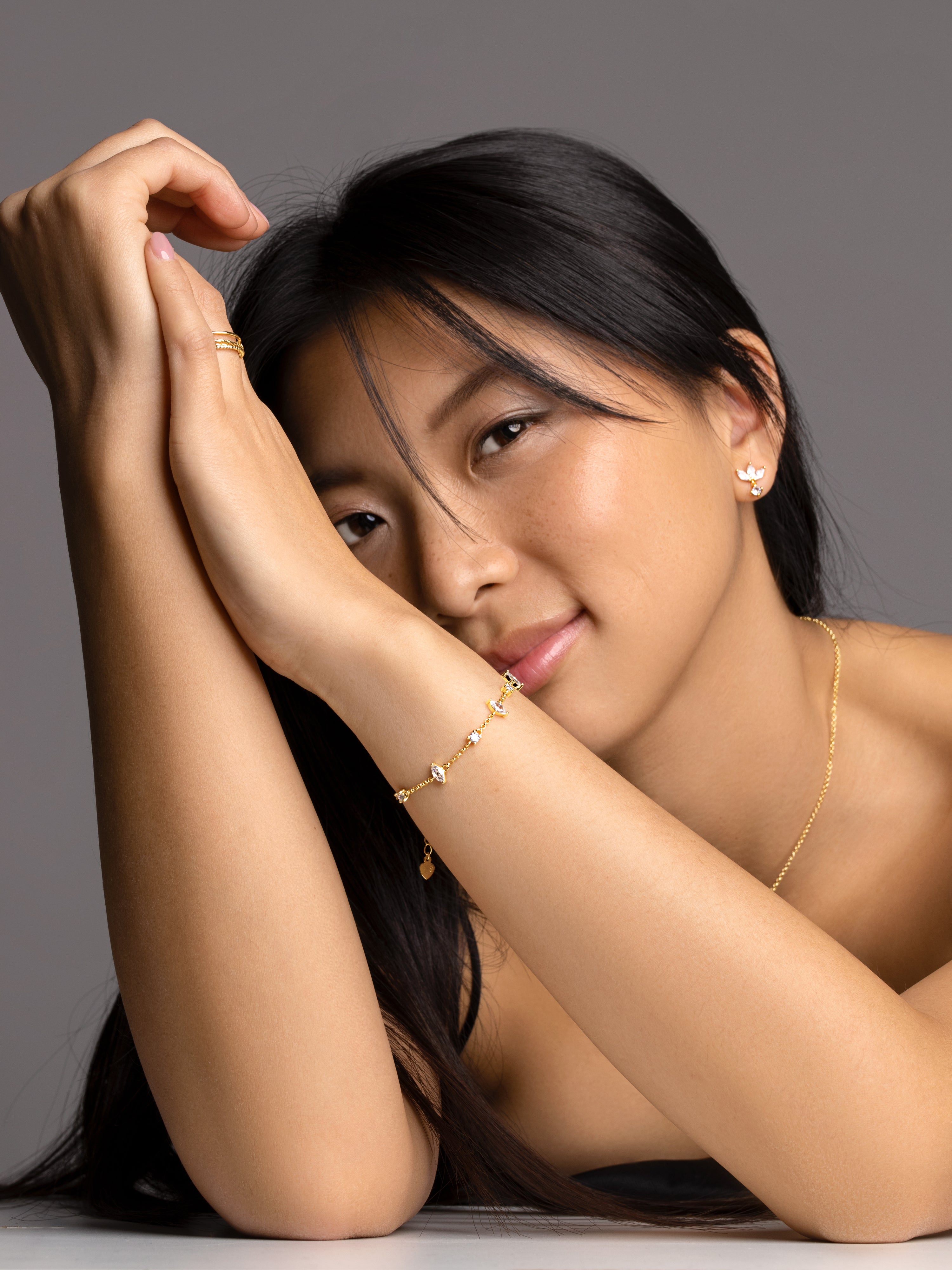 Marquise Sparks Gold Bracelet