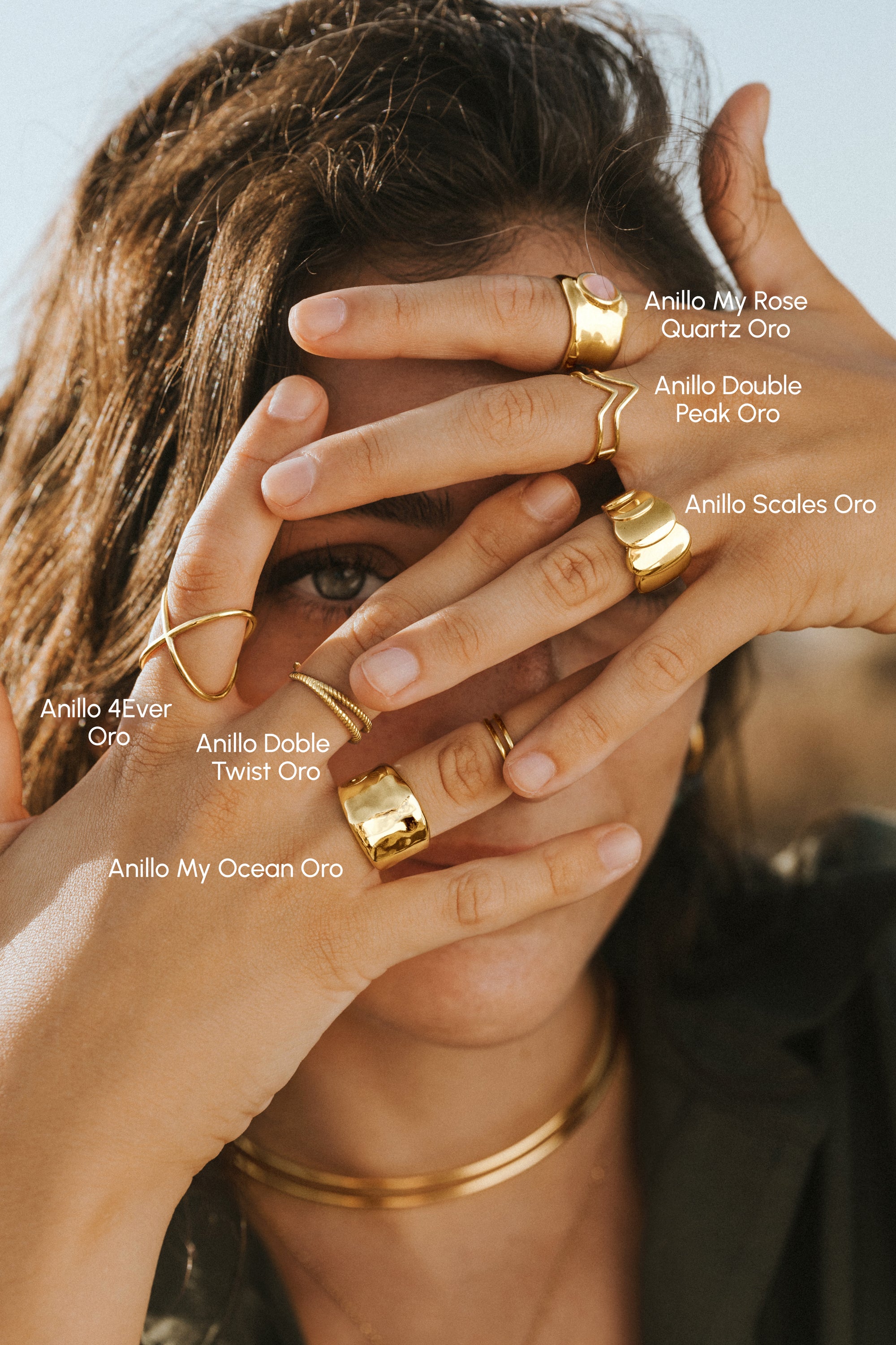Double Twist Gold Ring