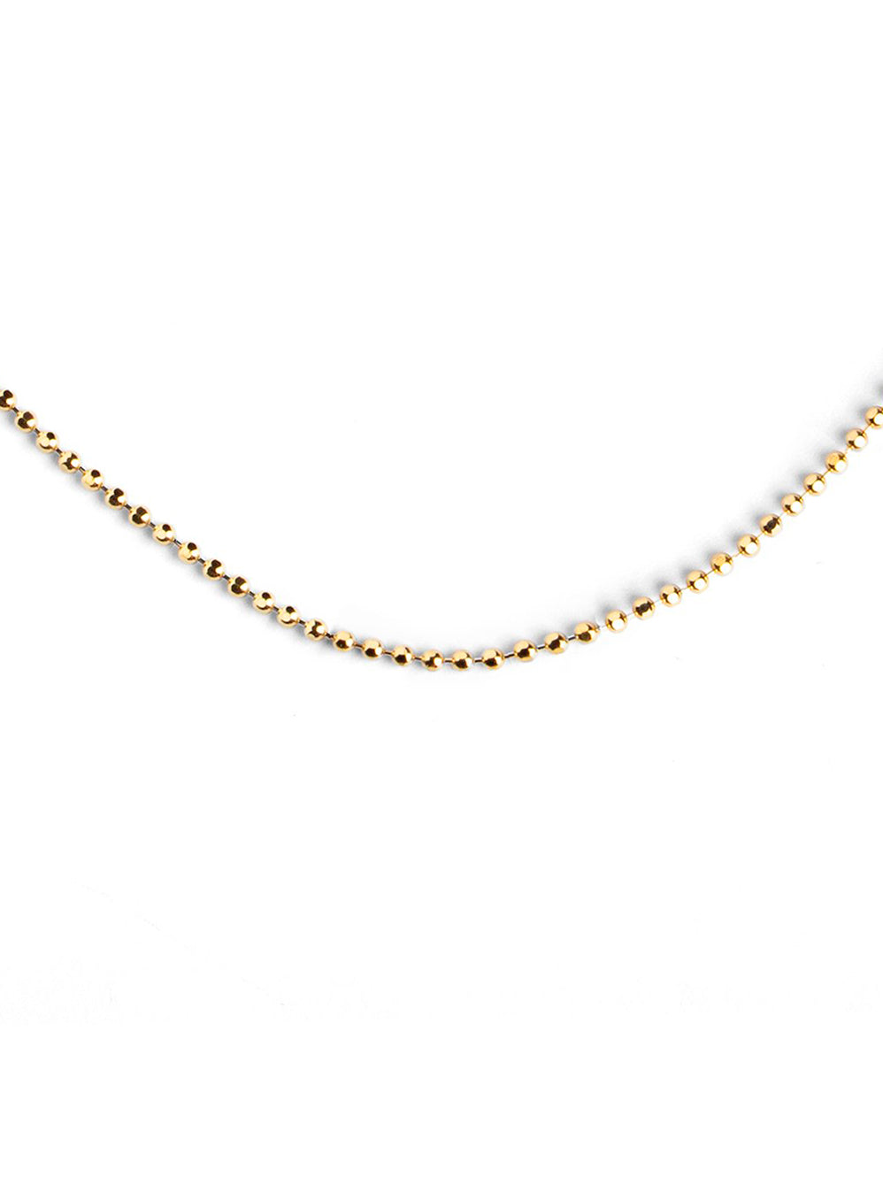 Gold Mini Pebbles Necklace