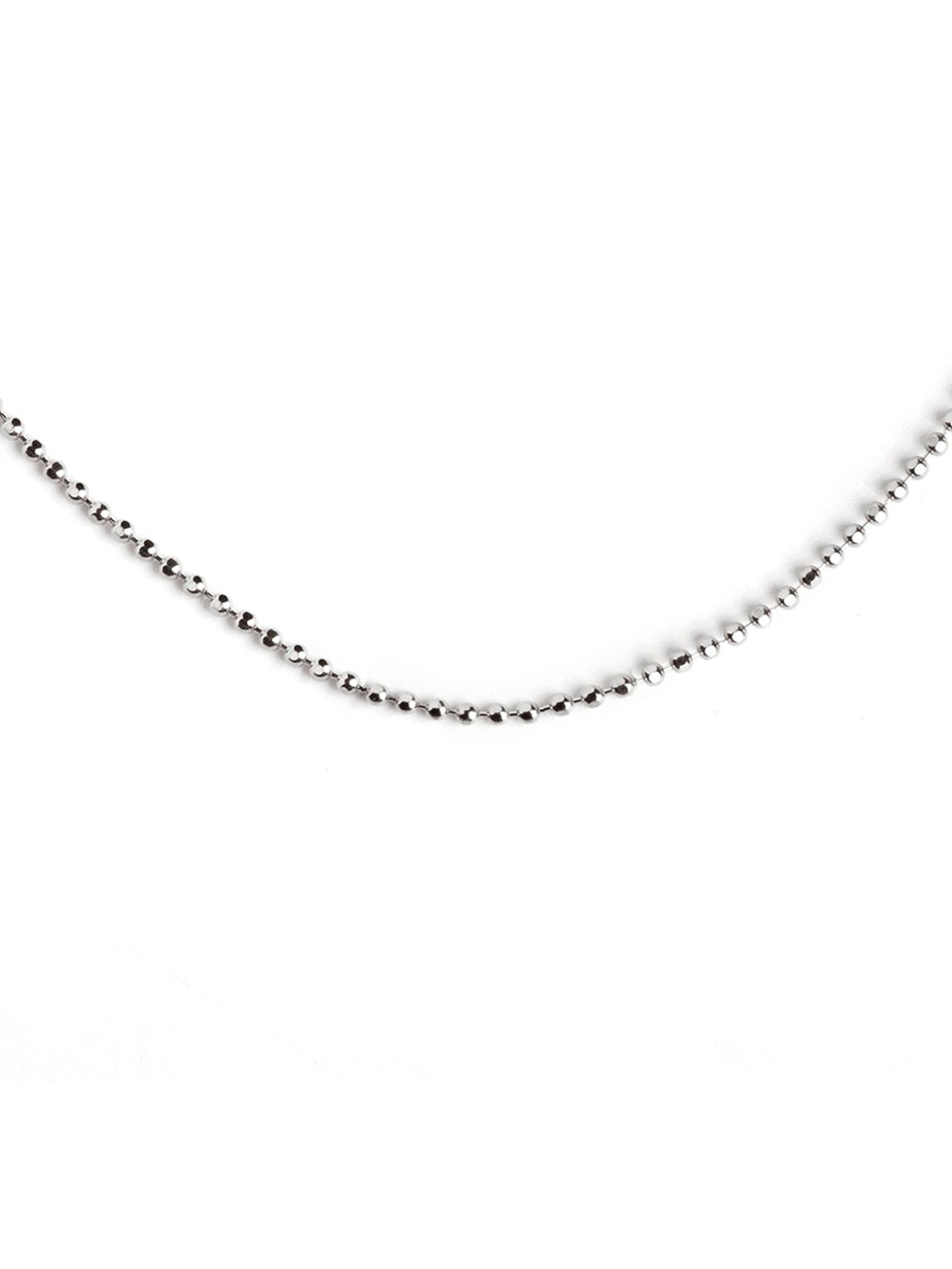 Mini Pebbles Silver Necklace