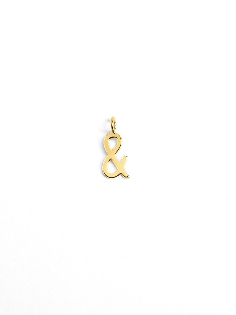 Initial Personalized Letters & Silver Necklace with Gold Plating