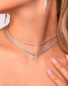 Riviere White Necklace