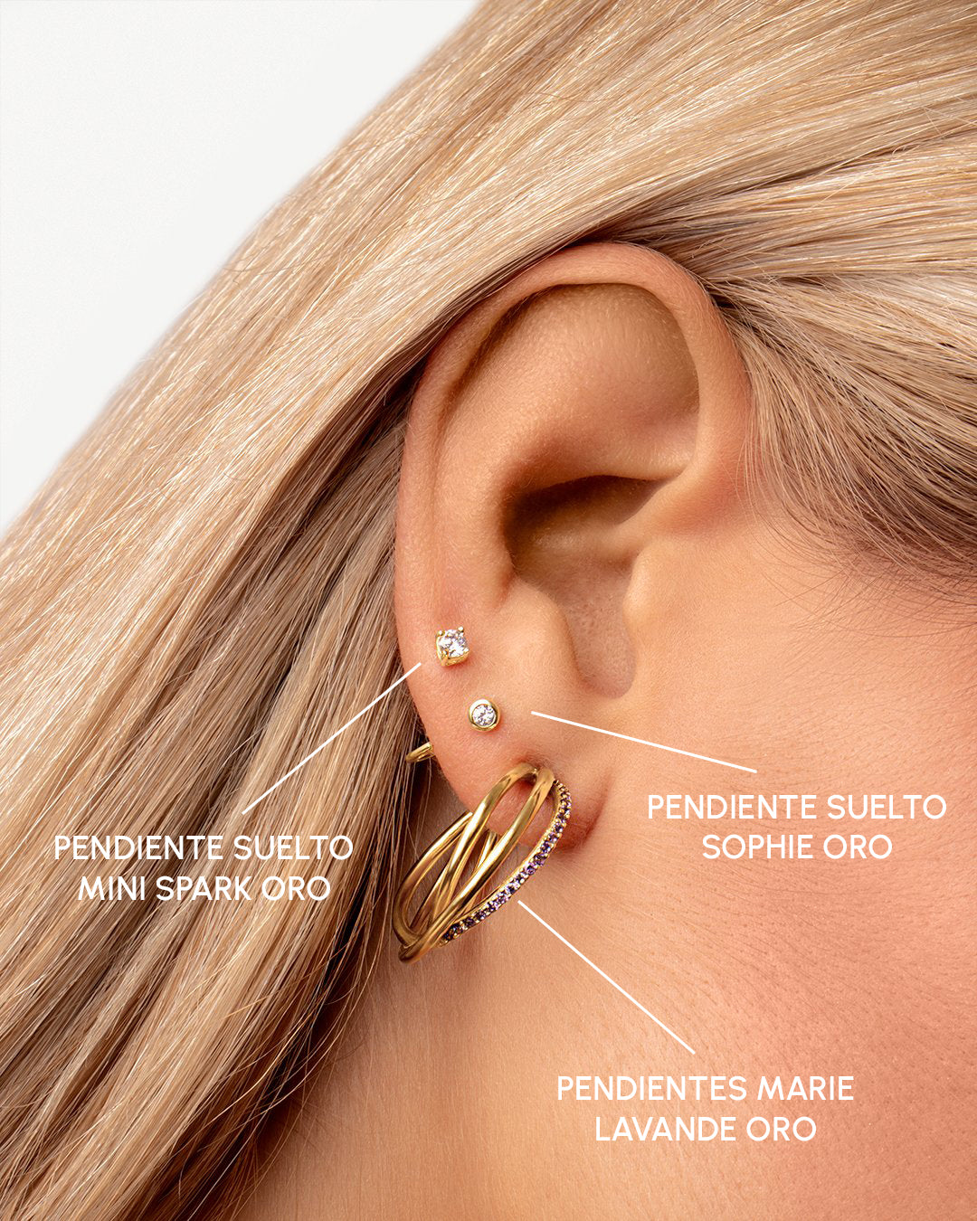 Sophie Gold Single Earring