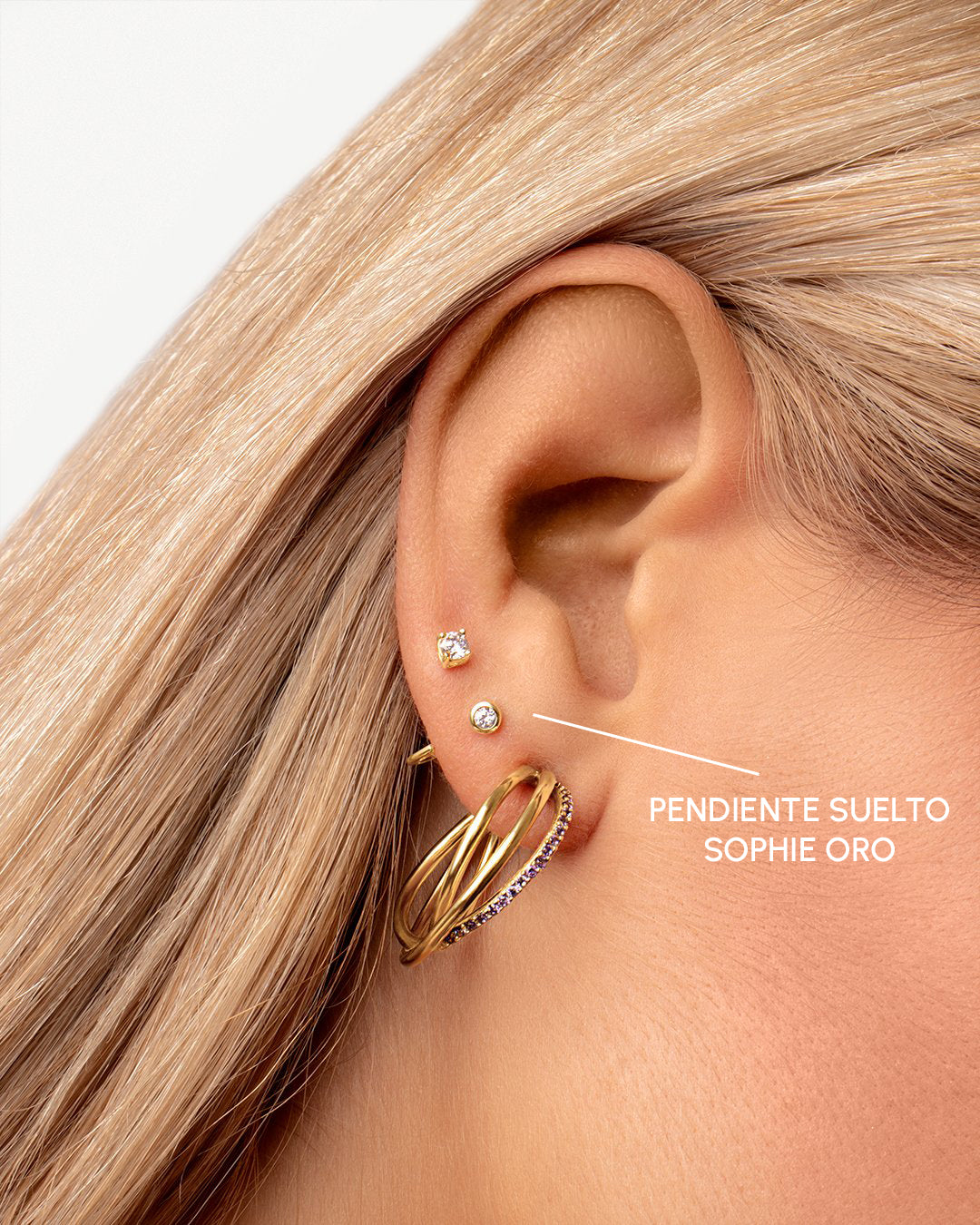 Sophie Gold Single Earring