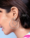 Ankara Hoop Earrings