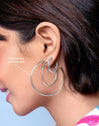 Ankara Hoop Earrings