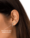 Pendientes Aro Spark S Plata