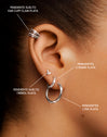 Pendientes Lyra Plata