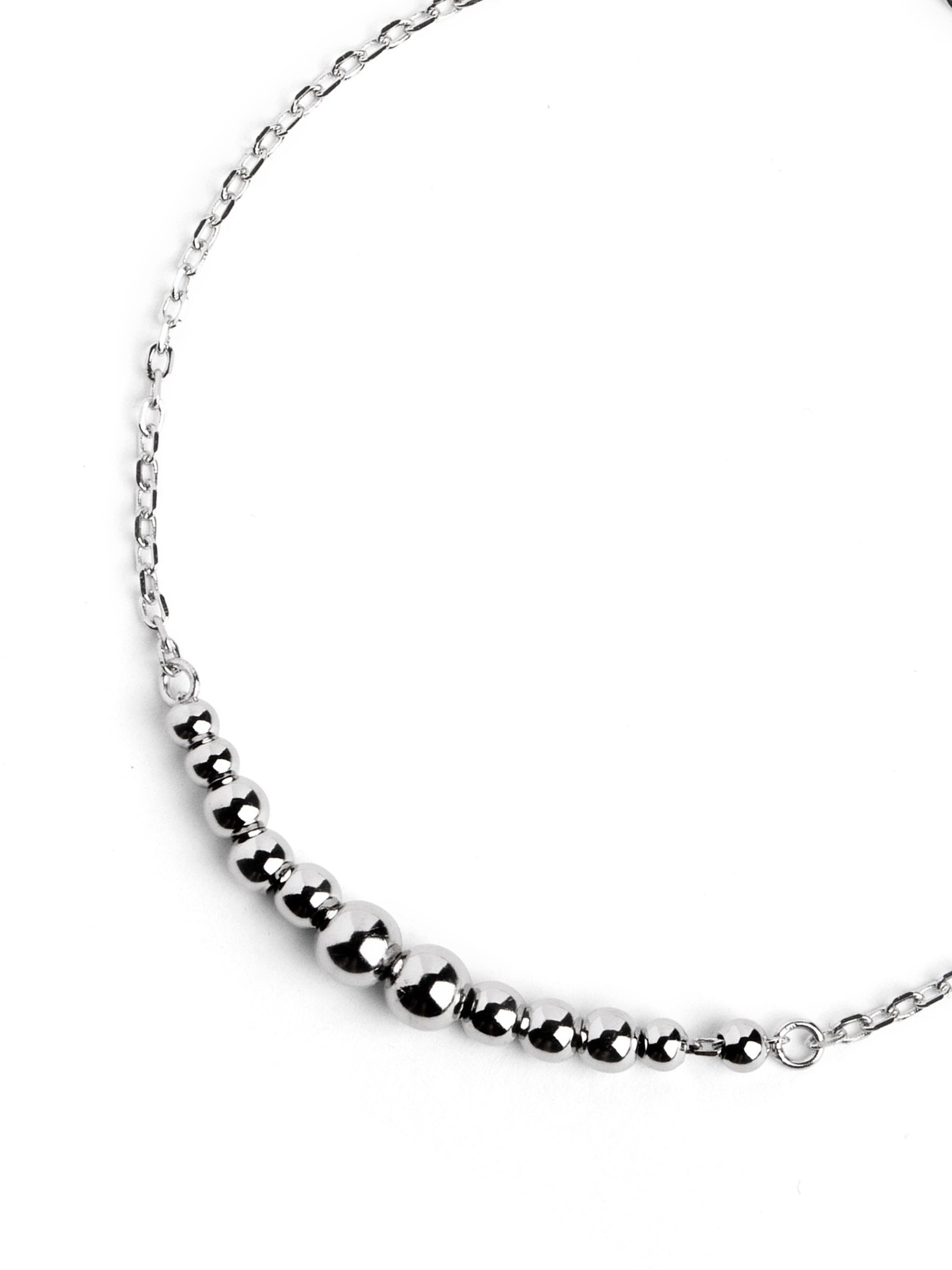 12 Pebbles Silver Bracelet