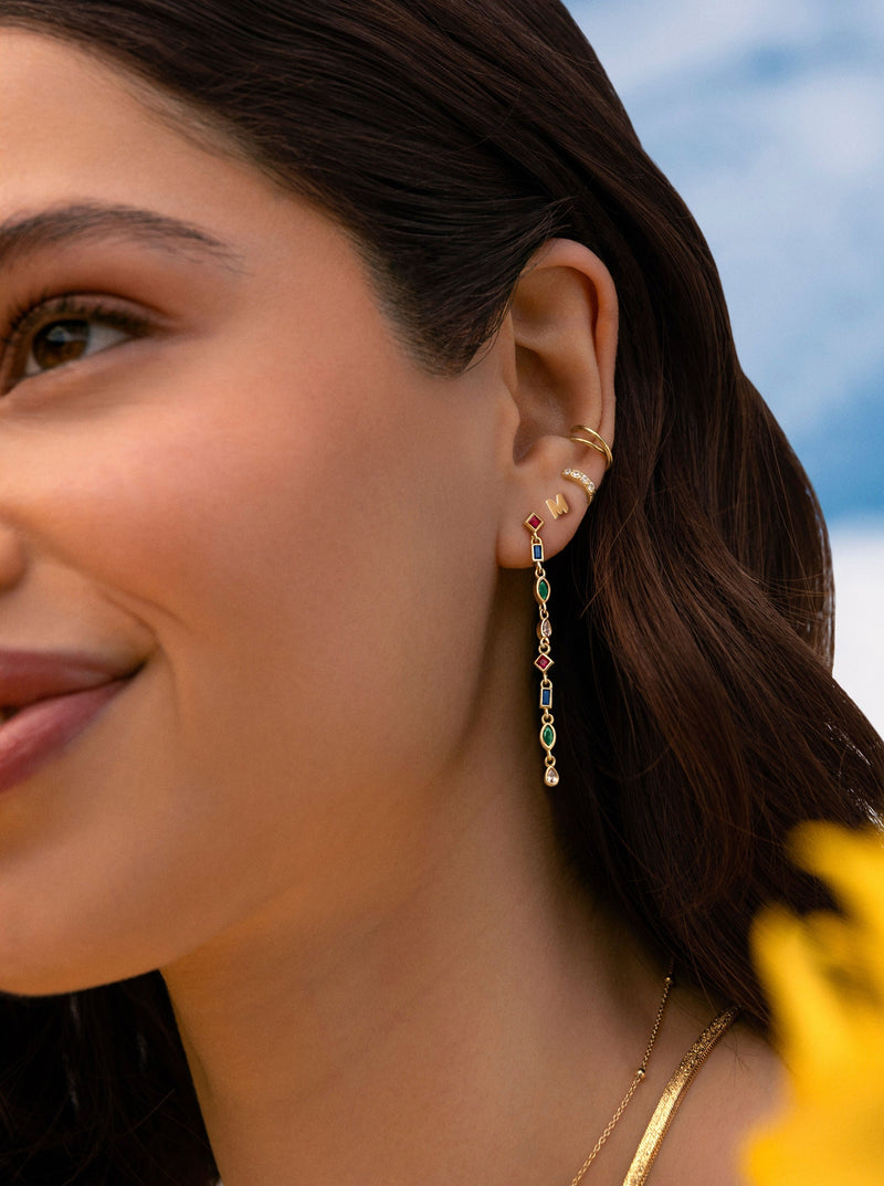 Cleo S Gold Hoop Single Earring
