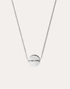 Moon Personalized Silver Necklace