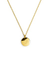 Stamp Letter Personalized Gold Necklace