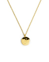 Stamp Letter Personalized Gold Necklace