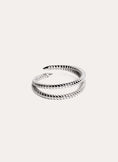 Double Twist Silver Ring