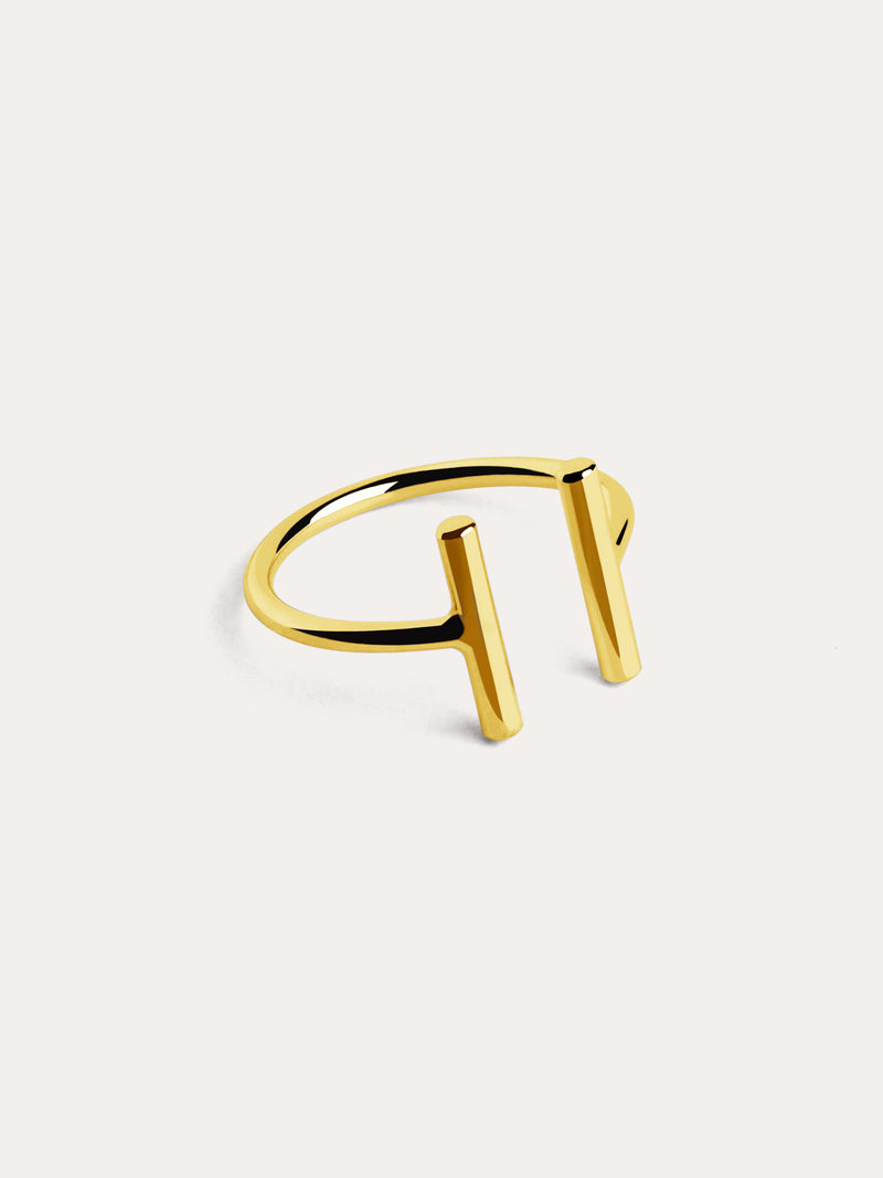 Sticks Gold Ring
