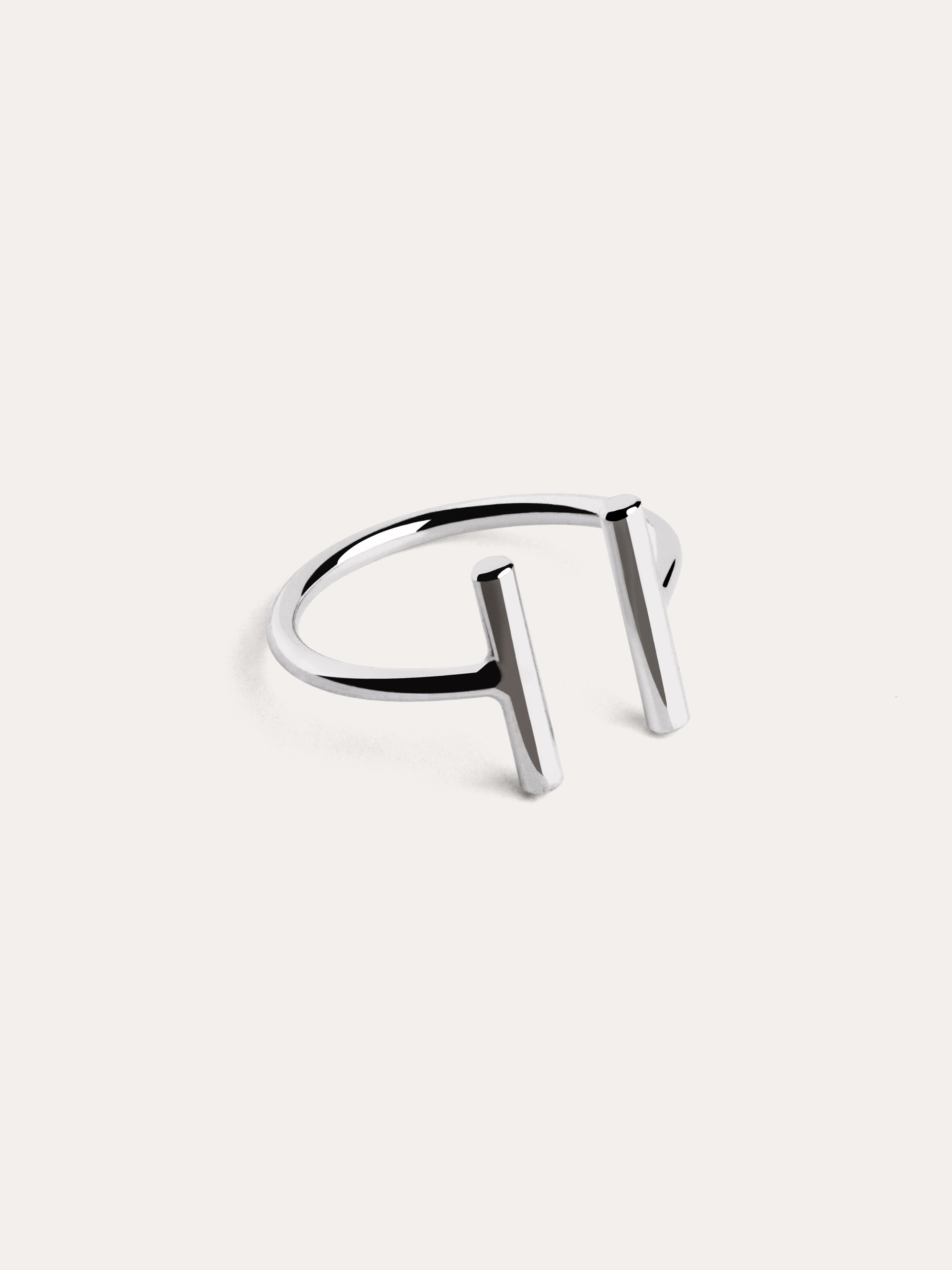 Sticks Silver Ring