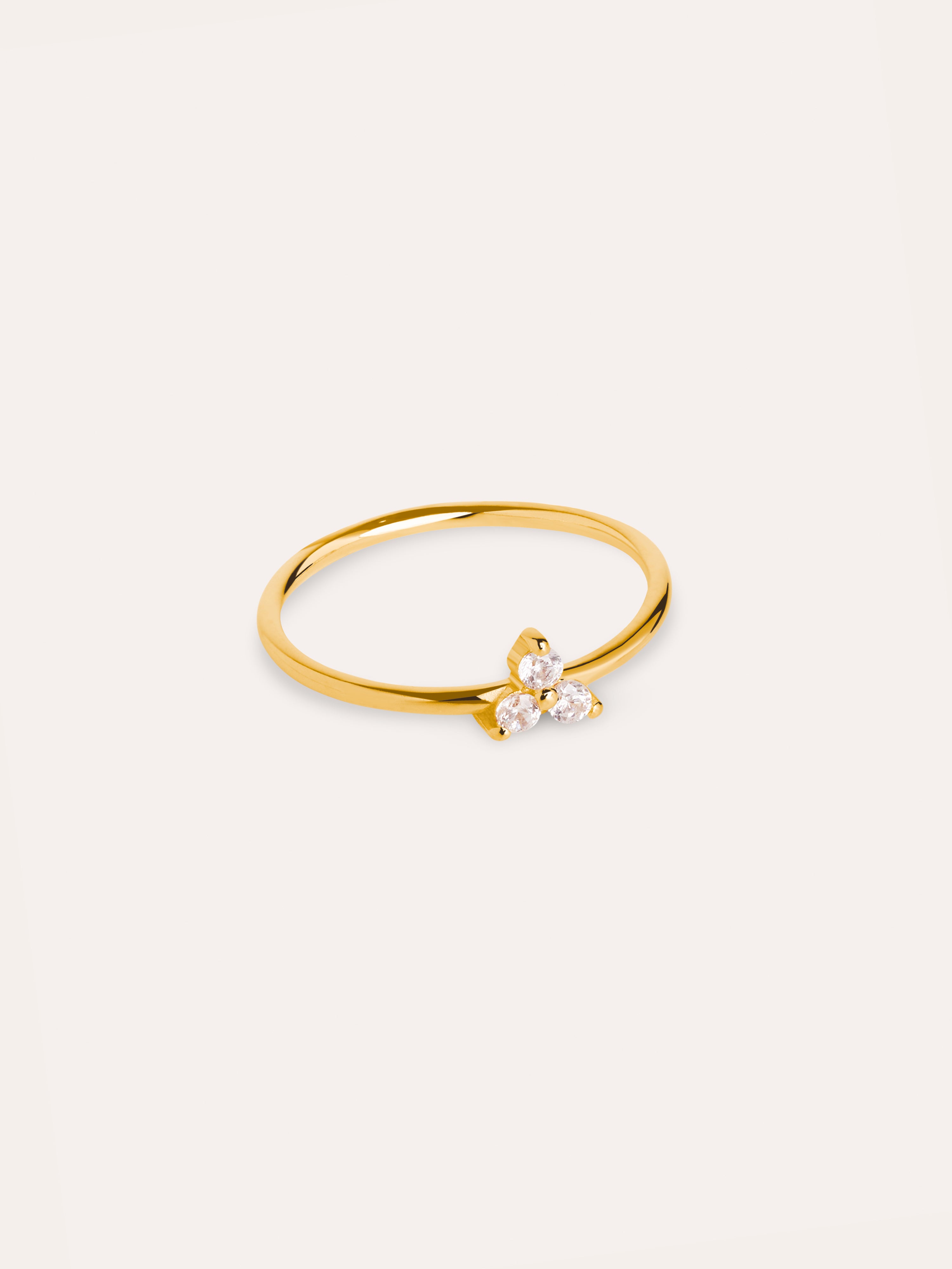 Clover Gold Ring – SINGULARU