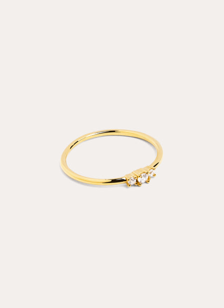 Trini Spark Gold Ring